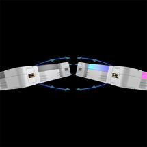 foto de VENTILADOR CAJA THERMALTAKE SWAFAN EX14 ARGB PACK 3UDS BLANCO