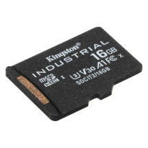foto de 16GB microSDHC Industrial Card SingleKingston Industrial - T