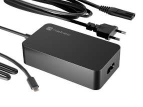 foto de CARGADOR NATEC GRAYLING USB-C 45W PARA PORTATILES, TABLETS, SMARTPHONES
