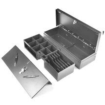 foto de CAJON PORTAMONEDAS MUSTEK 460X170MM 7 BILL/8 MON APERT VERT RJ12+ MICROSWITCH