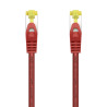 foto de CABLE RED AISENS LATIGUILLO RJ45 LSZH CAT.7 SFTP PIMF 25CM ROJO