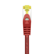 foto de CABLE RED AISENS LATIGUILLO RJ45 LSZH CAT.7 SFTP PIMF 0.5M ROJO
