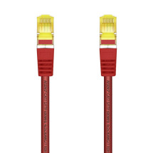 foto de CABLE RED AISENS LATIGUILLO RJ45 LSZH CAT.7 SFTP PIMF 0.5M ROJO