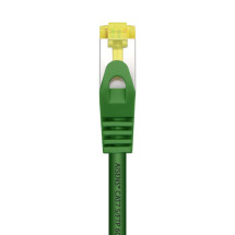 foto de CABLE RED AISENS LATIGUILLO RJ45 LSZH CAT.7 SFTP PIMF 0.5M VERDE