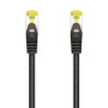 foto de CABLE RED AISENS LATIGUILLO RJ45 LSZH CAT.7 SFTP PIMF 0.5M NEGRO