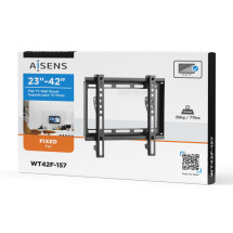 foto de SOPORTE PARED AISENS ULTRA DELGADO PARA MONITOR TV 35KG DE 23-42 NEGRO