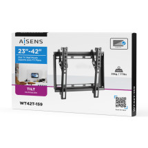 foto de SOPORTE PARED AISENS INCLINABLE MONITOR TV 35KG DE 23-42 NEGRO