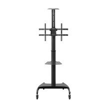 foto de SOPORTE SUELO AISENS RUEDAS Y MANIVELA DVD CAMARA MONITOR TV 50KG 37-70