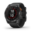 foto de SMARTWATCH GARMIN FENIX 7X PRO SOLAR GRIS CORREA NEGRA