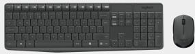 foto de COMBO TECLADO RATON LOGITECH MK235 RF INALAMBRICO GRIS PORTUGUES