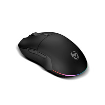 foto de RATON KROM KOMET GAMING RGB WIRELESS NEGRO
