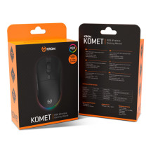 foto de RATON KROM KOMET GAMING RGB WIRELESS NEGRO