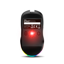 foto de RATON KROM KOMET GAMING RGB WIRELESS NEGRO
