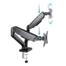 foto de SOPORTE MESA TOOQ PANT. GIRA INCLI 2 BRAZOS 17-32 NEGRO