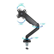 foto de SOPORTE MESA TOOQ PANT. GIRA INCLI 1 BRAZO 17-32 NEGRO