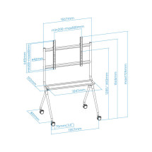 foto de SOPORTE SUELO TOOQ RUEDAS PANTALLAS ISTAND 50-86