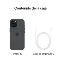 foto de SMARTPHONE APPLE IPHONE 15 256GB NEGRO