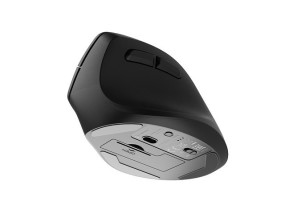 foto de RATON NATEC CRAKE 2 VERTICAL DIESTRO DUAL 2400 DPI NEGRO BLUETOOTH PILAS