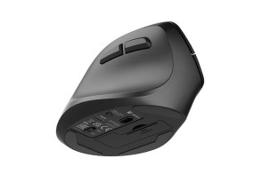 foto de RATON NATEC CRAKE 2 VERTICAL ZURDO DUAL 2400 DPI NEGRO BLUETOOTH PILAS