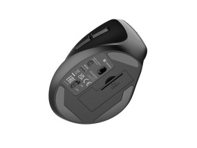 foto de RATON NATEC CRAKE 2 VERTICAL ZURDO DUAL 2400 DPI NEGRO BLUETOOTH PILAS