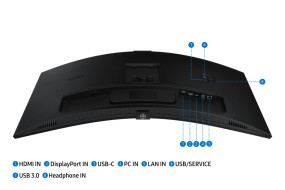 foto de MONITOR SAMSUNG 34 LS34C652VAUXEN 4K 3440X1440 ULTRA HD LED BLACK