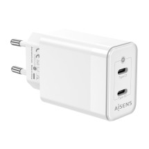 foto de CARGADOR GAN AISENS 45W 2XUSB-C PD3.0 QC4.0 BLANCO