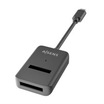 foto de USB-C DOCK AISENS M.2 NGFF ASUC-M2D011-BK SATA/NVME A USB3.1 GEN2 NEGRA