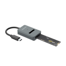 foto de USB-C DOCK AISENS M.2 NGFF ASUC-M2D012-GR SATA/NVME A USB3.1 GEN2 GRIS
