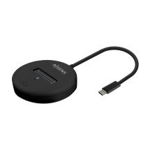 foto de USB-C DOCK AISENS M.2 NGFF ASUC-M2D013-BK SATA/NVME A USB3.1 GEN2 NEGRA