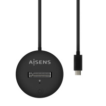 foto de USB-C DOCK AISENS M.2 NGFF ASUC-M2D013-BK SATA/NVME A USB3.1 GEN2 NEGRA