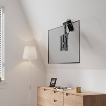 foto de SOPORTE DE TECHO AISENS GIRATORIO PLEGABLE PARA MONITORTV 20KG DE 19-43 NEGRO