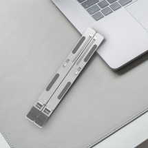 foto de SOPORTE PORTATIL SOBREMESA AISENS AJUSTABLE PLATA