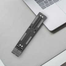 foto de SOPORTE DE SOBREMESA AISENS AJUSTABLE PARA PORTATIL TABLET GRIS