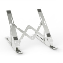 foto de SOPORTE PORTATIL AISENS SOBREMESA AJUSTABLE PLATA