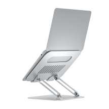 foto de SOPORTE DE SOBREMESA AISENS XL 10-17 AJUSTABLE PARA PORTATIL TABLET PLATA
