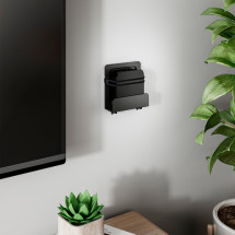 foto de SOPORTE UNIVERSAL DE PARED AISENS PARA MINI PC ROUTER NEGRO