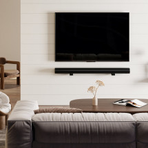 foto de SOPORTE UNIVERSAL DE PARED AISENS PARA BARRA DE SONIDO NEGRO