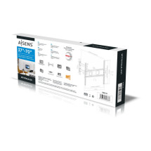 foto de SOPORTE PARED AISENS ECO GIRATORIO INCLINABLE Y NIVELABLE TV 35KG DE 37-70 NEGRO