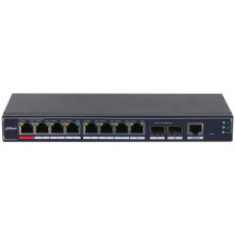 foto de SWITCH IT DAHUA DH-SG4010P-2F 10-PORT MANAGED DESKTOP GIGABIT SWITCH 8-PORT POE