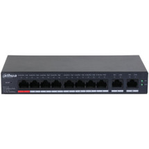 foto de SWITCH CLOUD DAHUA DH-CS4010-8ET-110 SWITCH WITH 8-PORT POE