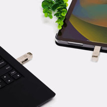 foto de MEMORIA USB 3.2 HP 256GB X206C OTG TYPE-C METAL