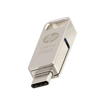 foto de MEMORIA USB 3.2 HP 256GB X206C OTG TYPE-C METAL