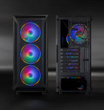 foto de CAJA SEMITORRE GAMING TQGCC101-B RAGNÄROK NEGRA