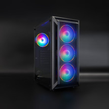 foto de CAJA SEMITORRE GAMING TQGCC101-B RAGNÄROK NEGRA