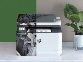 foto de IMPRESORA HP MULTIFUNCION MONOCROMO LASERJET PRO 3102FDN FAX DUPLEX BLANCA