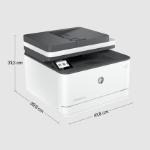 foto de HP LaserJet Pro 3102fdn Multifunction Blanco y negro Impresora, Solo Ethernet; Fotocopiadora, esc?ner