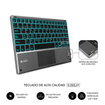 foto de FUNDA TECLADO SUBBLIM KEYTAB PRO BT TOUCHPAD IPAD 10,9 10G BLACK