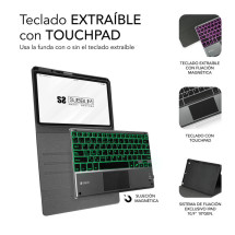 foto de FUNDA TECLADO SUBBLIM KEYTAB PRO BT TOUCHPAD IPAD 10,9 10G BLACK
