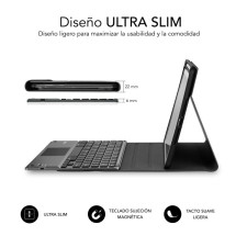 foto de FUNDA TECLADO SUBBLIM KEYTAB PRO BT TOUCHPAD IPAD 10,9 10G BLACK