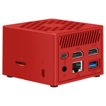 foto de MINI PC LEOTEC INTEL N100 8GB 128GB M.2 WIN11 PRO PRE-INSTAL ROJO